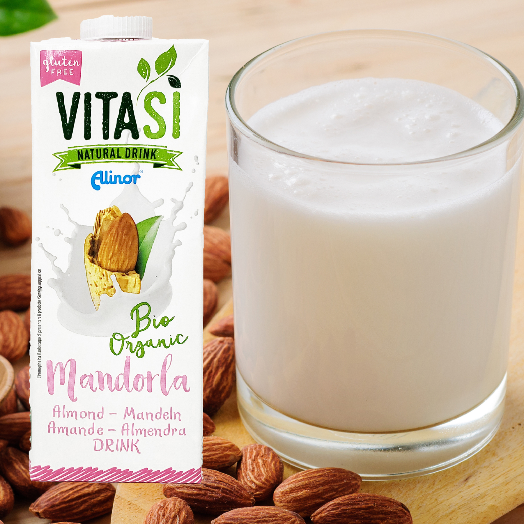 【今だけ10%OFF】ビタシ オーガニック アーモンドミルク 1,000ml  (VITASI) ALMOND MILK