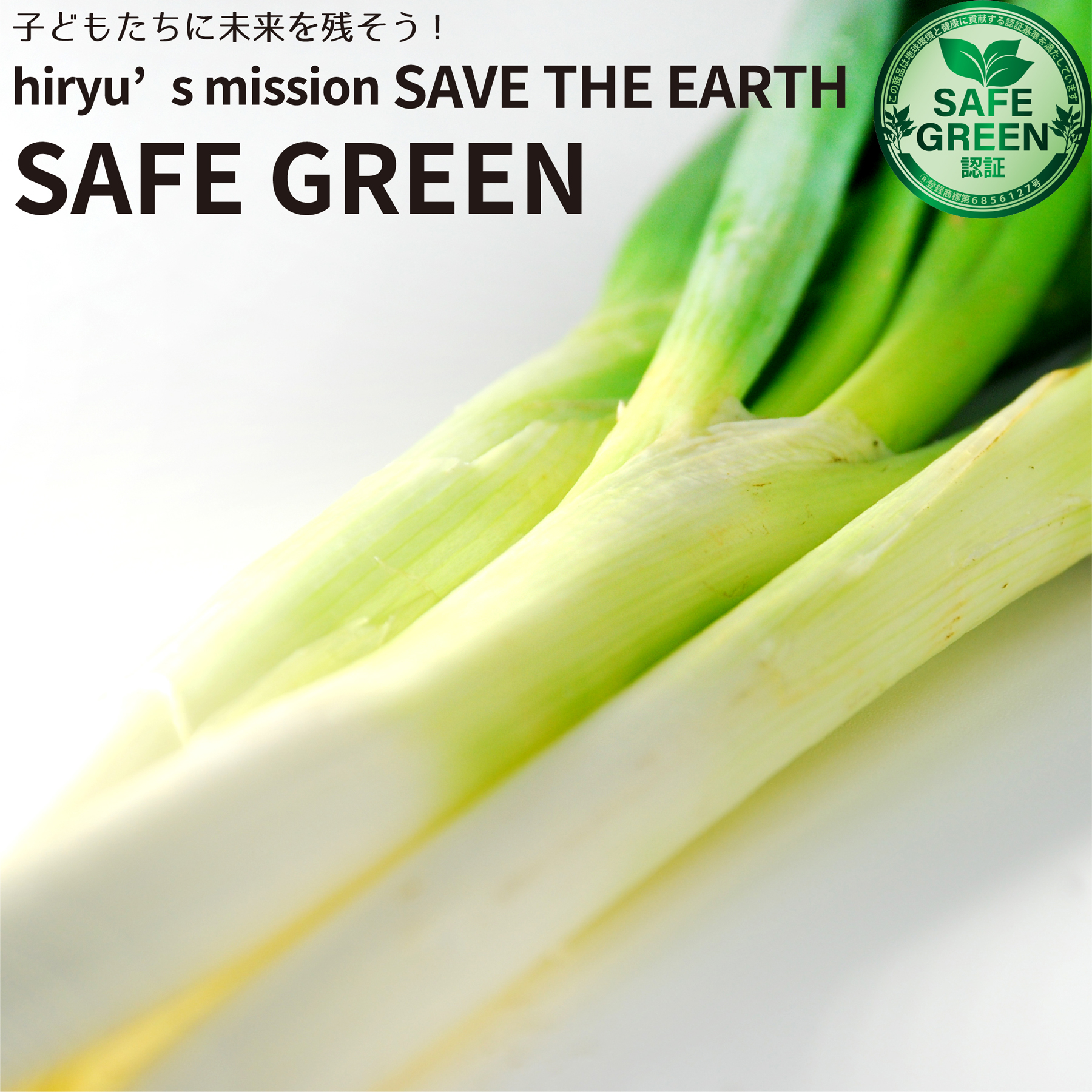 長葱 長ねぎ 白ねぎ  長ネギ 化学農薬・化学肥料不使用栽培 千葉県産 SAFE GREEN認証