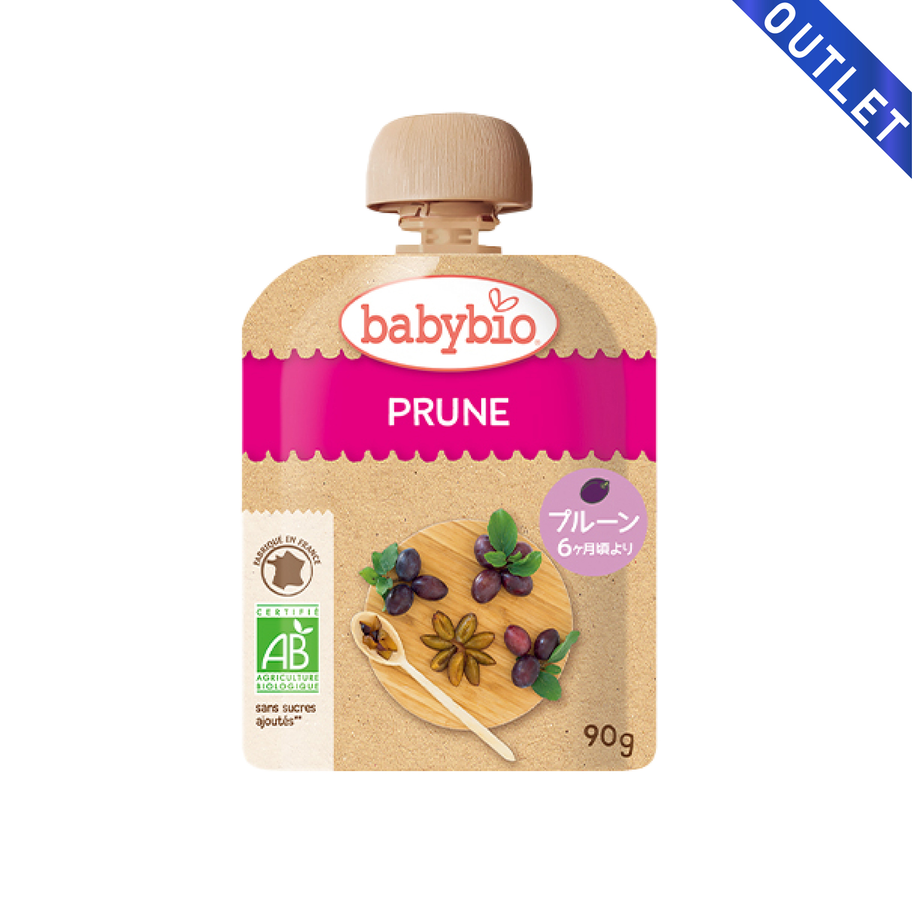 【OUTLET】ベビースムージー プルーン　<br>baby bio[ベビービオ]
