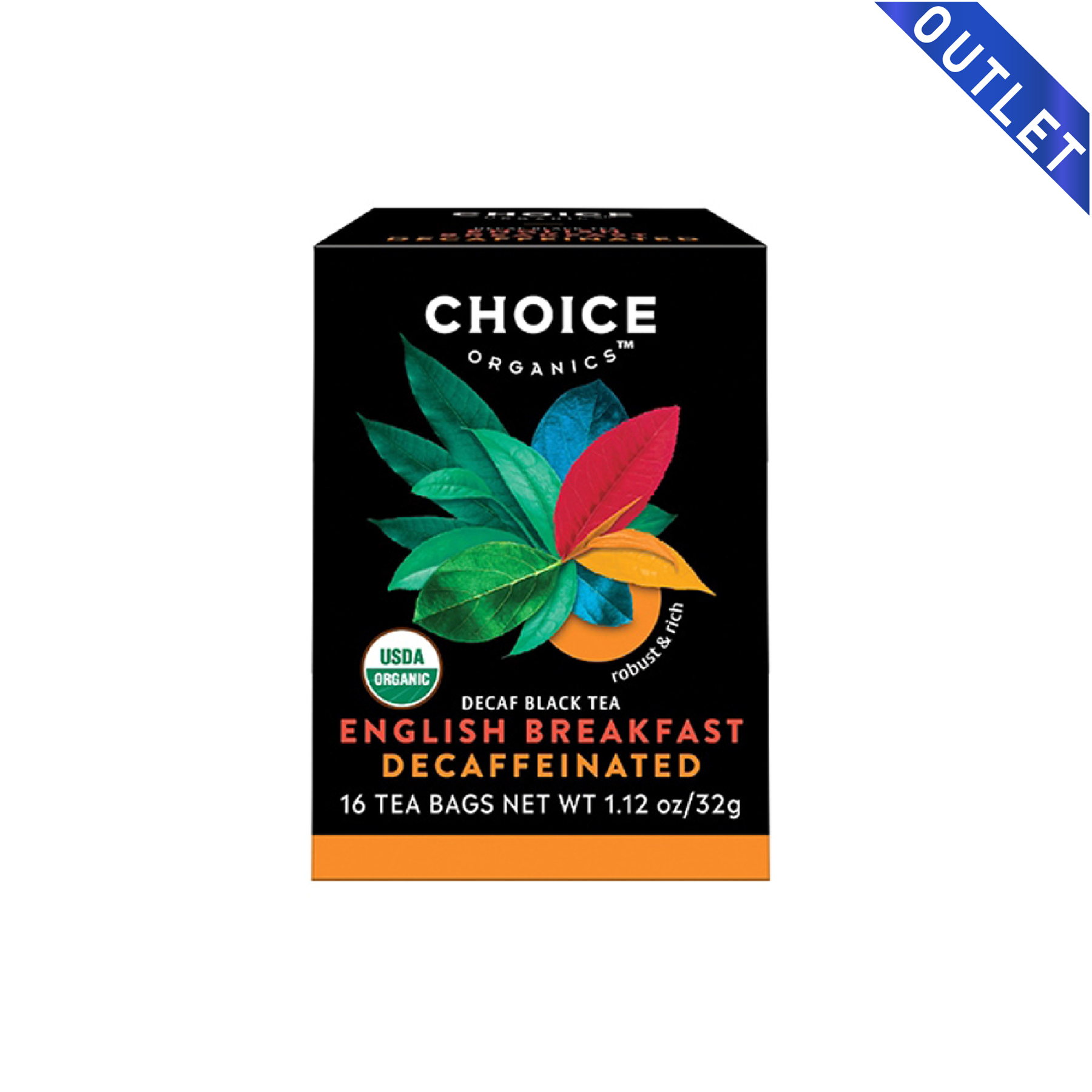 【OUTLET】有機デカフェ　イングリッシュブレックファスト　32g(ティーバッグ16袋）[チョイス] ミトク