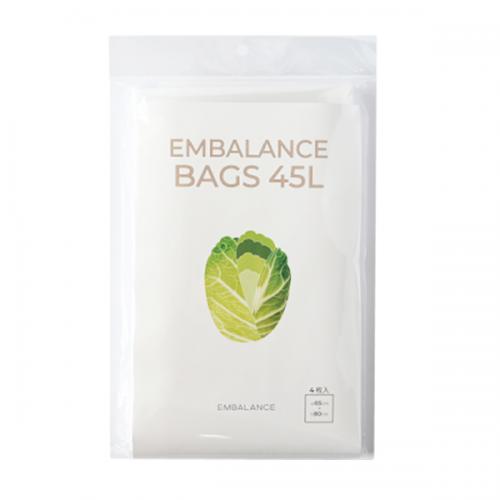 EMBALANCE BAGS 45L 4枚入(エンバランス バッグ 45L 4枚入)(旧商品名:エンバランス 新鮮袋(チャックなし) 45Lサイズ)