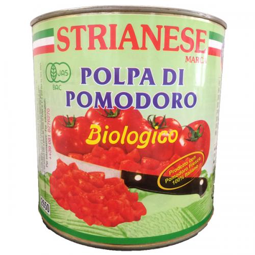 有機トマト缶　カット　2.5kg　ストリアネーゼ