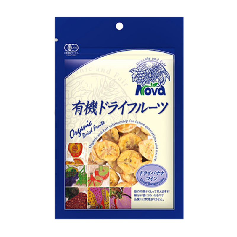 有機ドライバナナコイン 70g NOVA(ノヴァ)